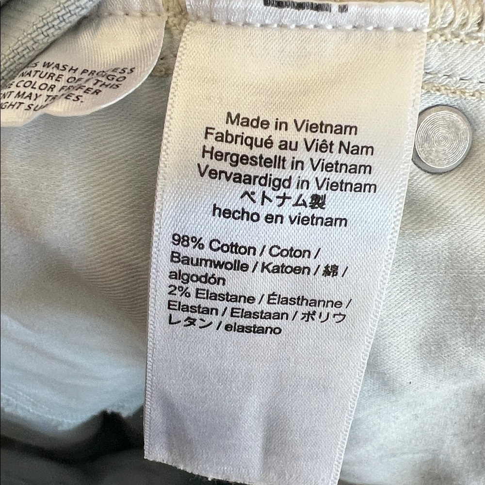 🕶️J.Crew Slim wide-leg jean Misty Surf light blue wash 12/14 sz 32 - Picture 9 of 10